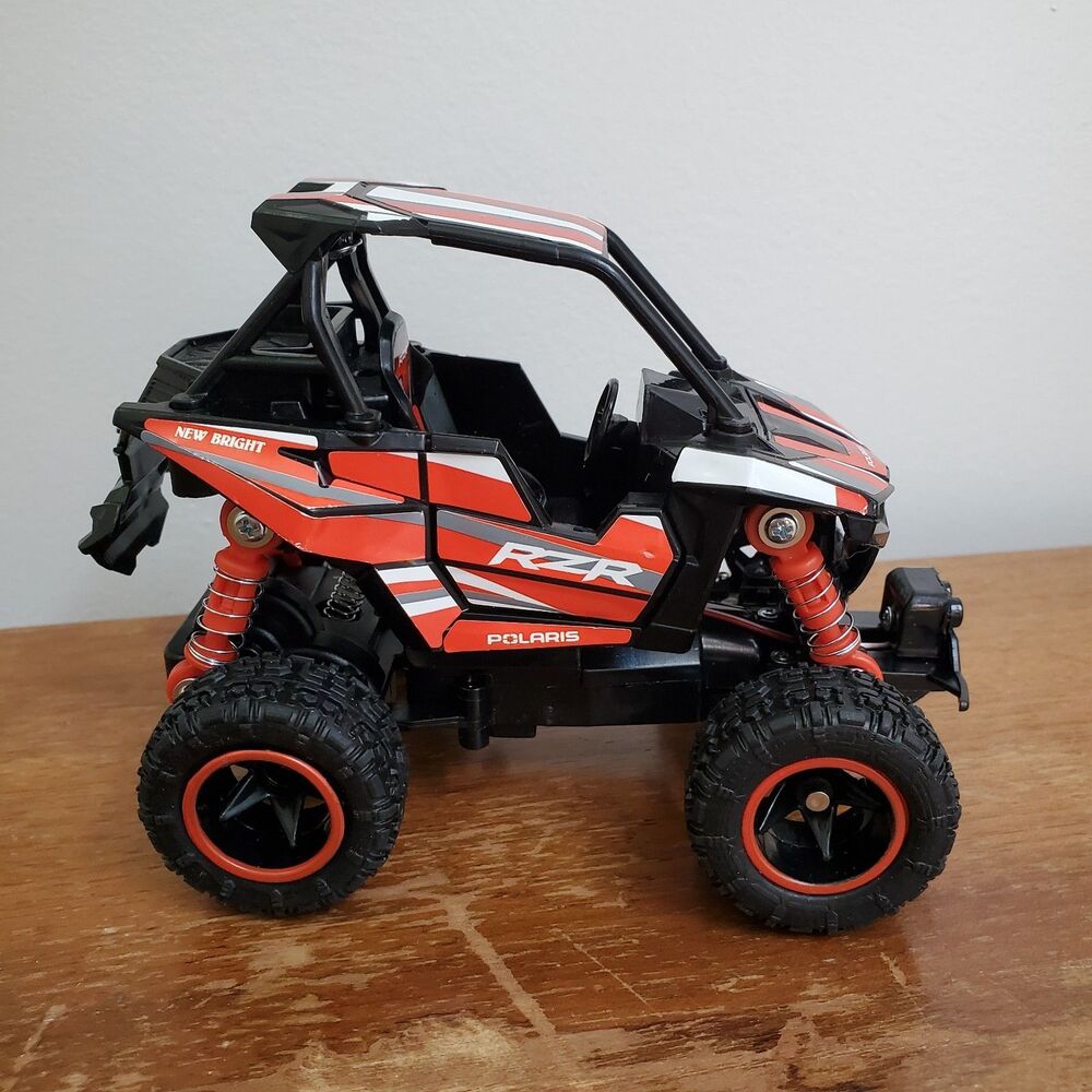 New Bright Polaris Pro Remote Control Car RZR 1:43 Scale Red CAR ONLY UNTESTED